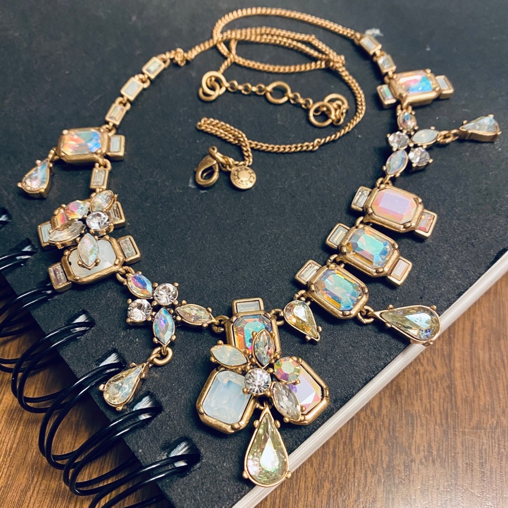 J. CREW💡 Iridescent Jeweled Necklace
